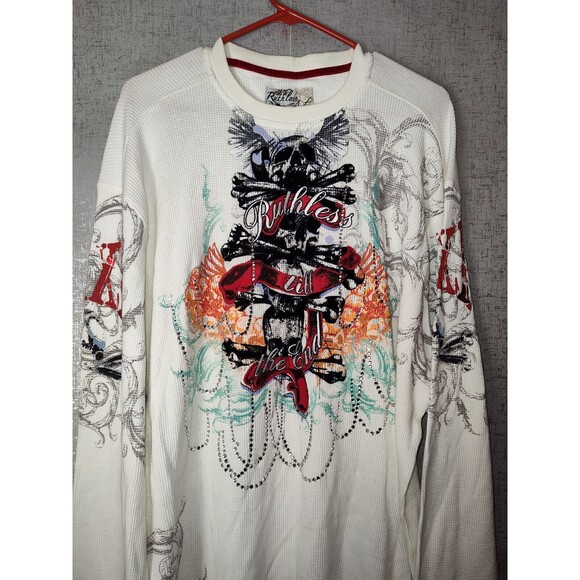 Ruthless Art Thermal Y2K Long Sleeve Shirt 3XL - Picture 2 of 5